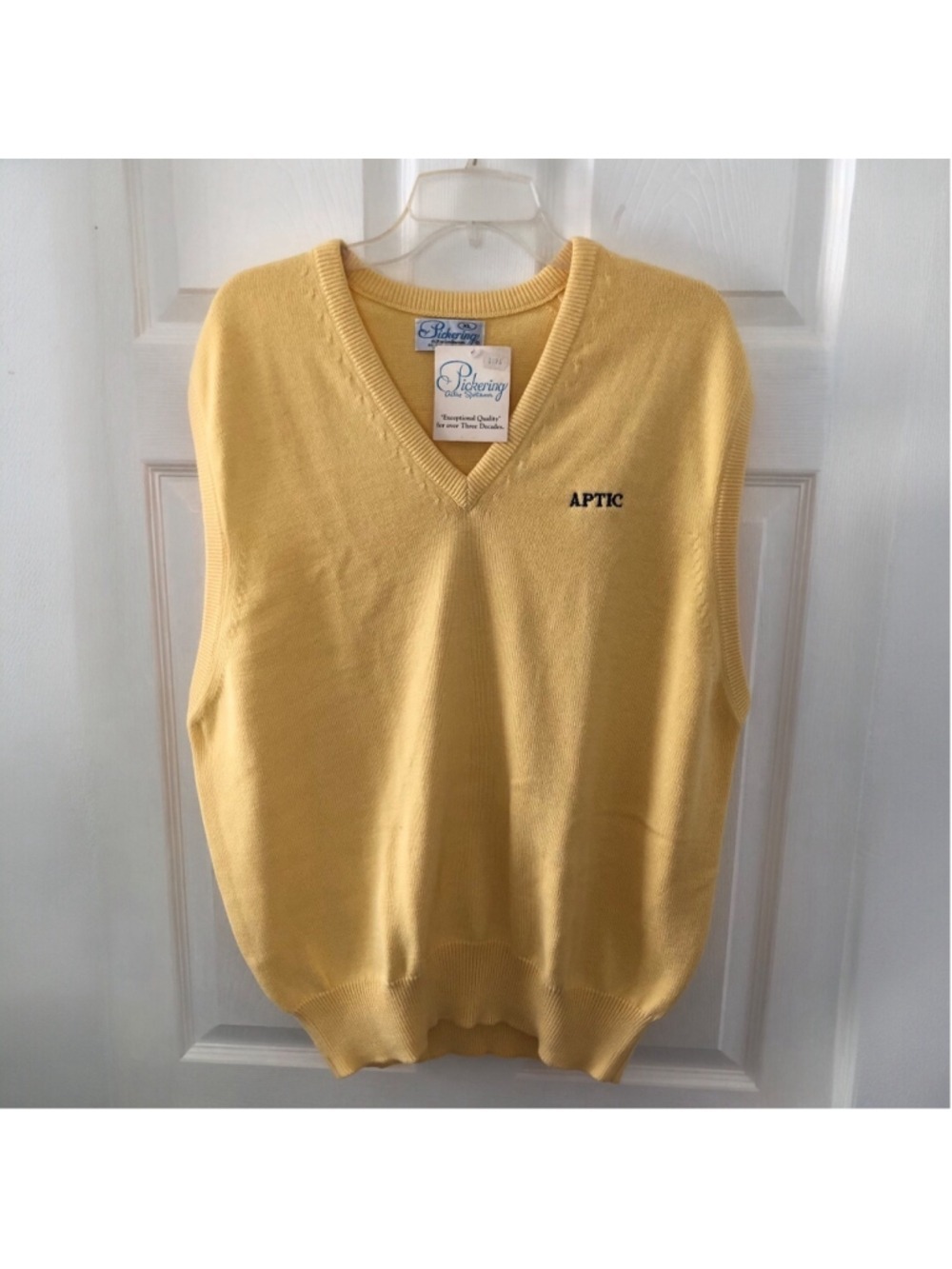 Size XL Vintage Pickering Active Sportswear Kimberton Co. USA. Golf Vest Preppy